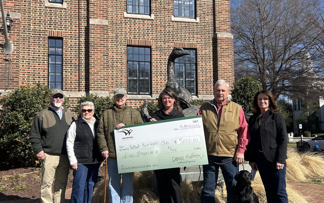 Waterfowl Festival Donates $5,000 to Talbot Retriever Club, Strengthening Shared Commitment to Conservation and Sporting Heritage