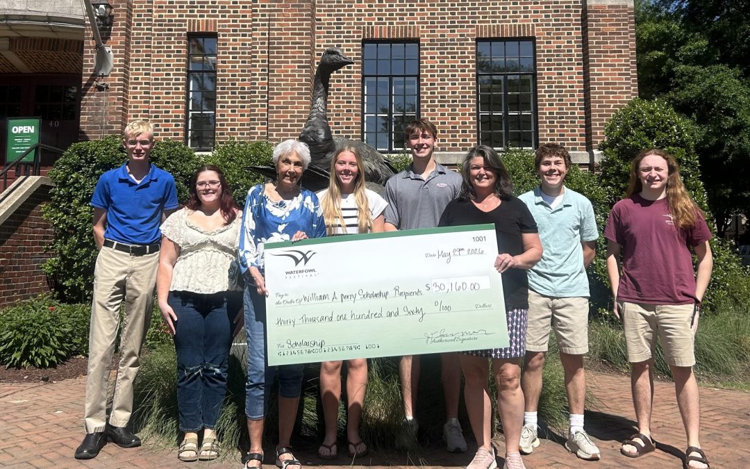 Waterfowl Festival Awards 21 Students with the William A. Perry Scholarship for Academic Support